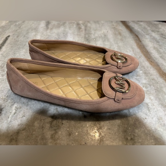 Michael Kors Women's Blush Suede Loafers - Picture 9 of 9